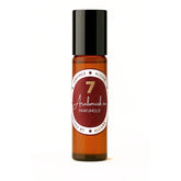Amberkleurige parfumolie bottle met zwarte dop voor moderne man arabische parfum choco musk